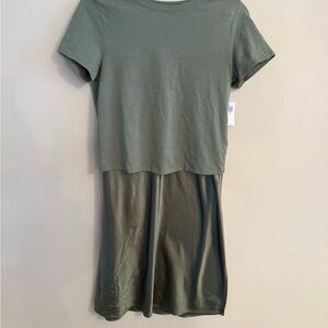 Old Navy Green Skirt and Shirt Matching Set